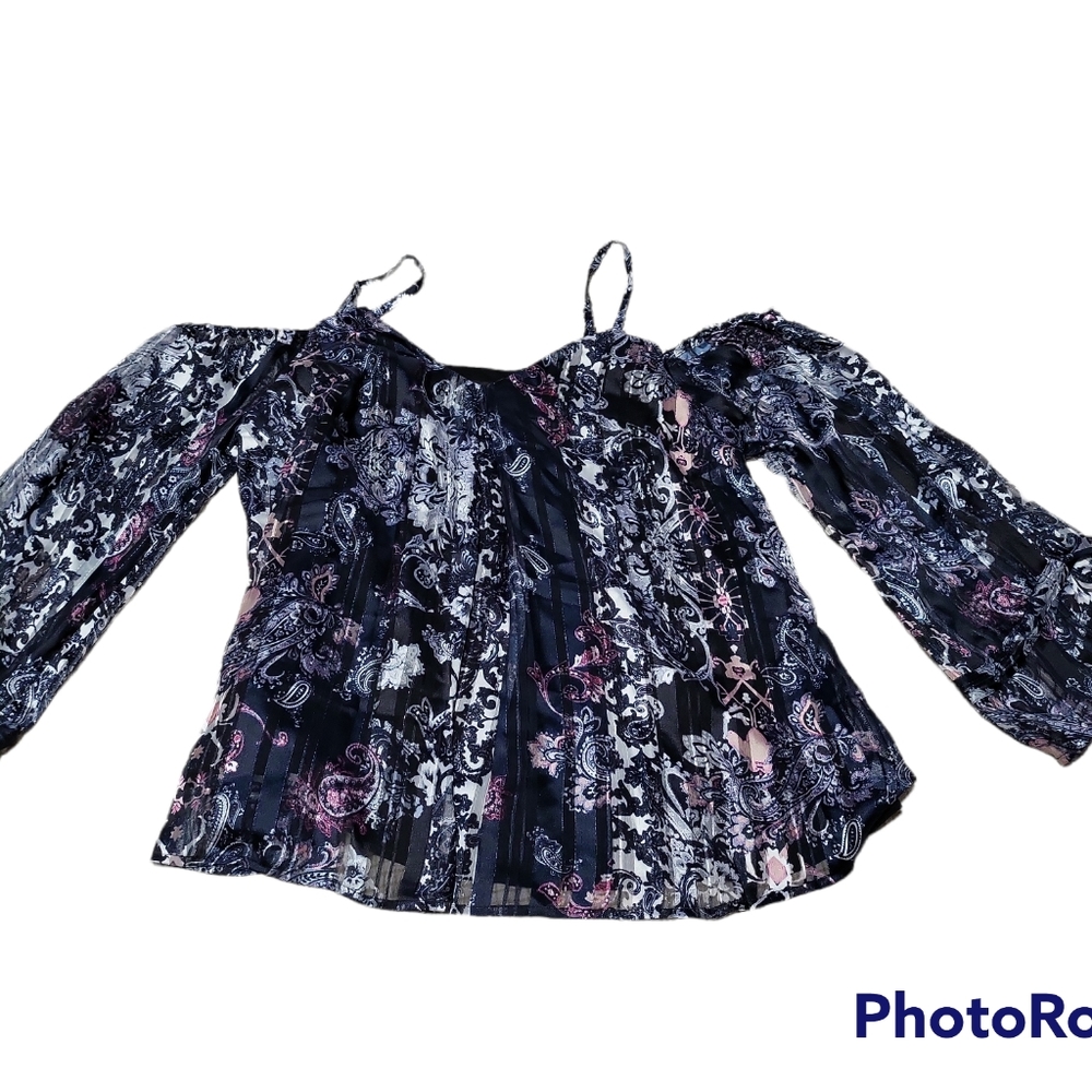 International Concept  printed plus size women's blouse
